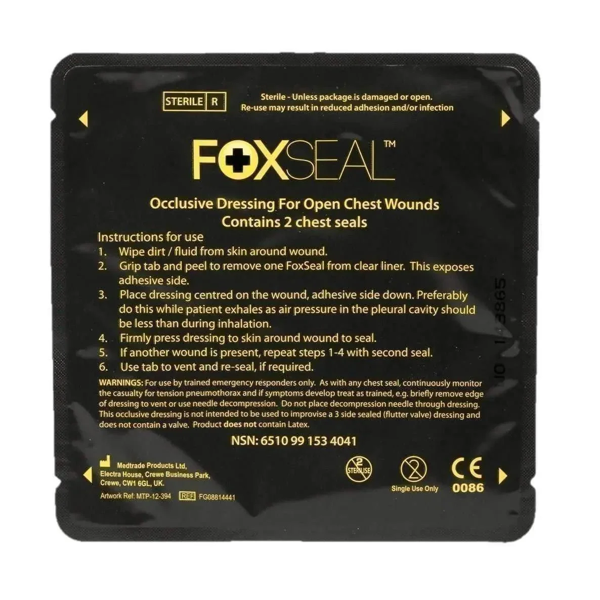 FOX Chest Seal - TWIN PACK - Image 4