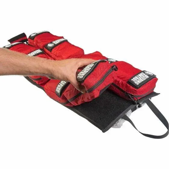 Public Access Bleeding Control Station - 8-PACK Nylon Pouch - Metal Semi-Recessed Cabinet - Image 3