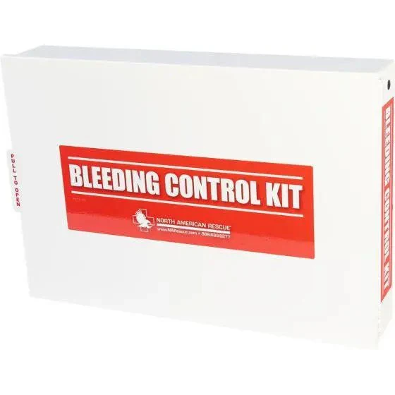 Public Access Bleeding Control Station - 8-PACK Vacuum Sealed Pouch - Low Profile Metal Station - Image 5